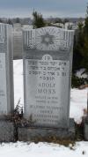 Adolf Moss' tombstone