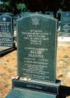 Elias Manne's tombstone